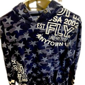 Born fly any town USA hoodie